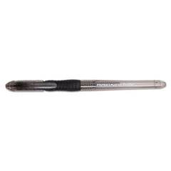 Paper Mate® Profile Stick Ballpoint Pen, 1.4mm, Black Ink, Translucent Black Barrel, Dozen