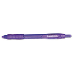 Paper Mate® Profile Retractable Ballpoint Pen, Bold 1.4mm, Purple Ink/Barrel, Dozen