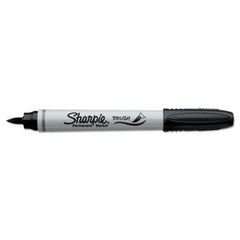Sharpie® Brush Tip Permanent Marker, Medium, Black, Dozen