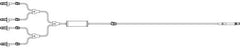 ICU Medical Urology Irrigation Set 245 mL 0.280 Inch ID 85 Inch 4 Lead