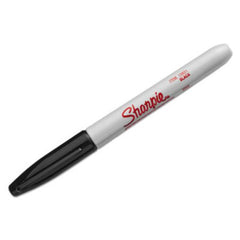 Sharpie® Industrial Permanent Marker, Fine Bullet Tip, Black, Dozen