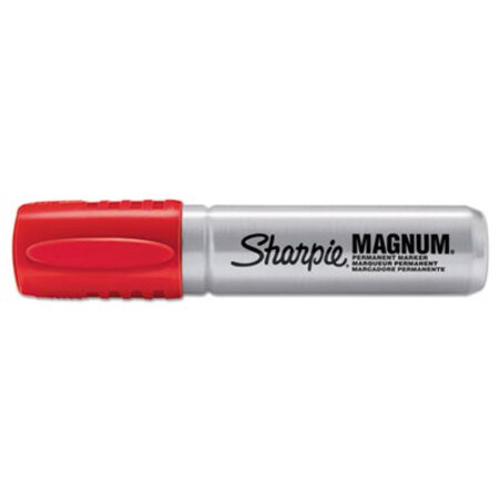 Sharpie® Magnum Permanent Marker, Broad Chisel Tip, Red