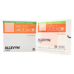 Smith & Nephew Foam Dressing Allevyn 4 X 4 Inch Square Non-Adhesive without Border Sterile