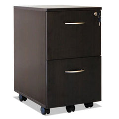 Alera® Alera Valencia Series Mobile File/File Pedestal, 15.38w x 20d x 26.63h, Espresso