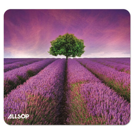 Allsop® Naturesmart Mouse Pad, Lavender Field Design, 8 1/2 x 8 x 1/10