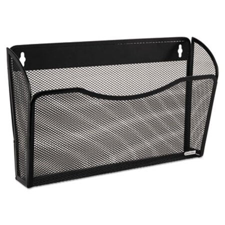 Rolodex™ Single Pocket Wire Mesh Wall File, Letter, Black