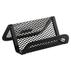 Rolodex™ Mesh Business Card Holder, Capacity 50 2 1/4 x 4 Cards, Black