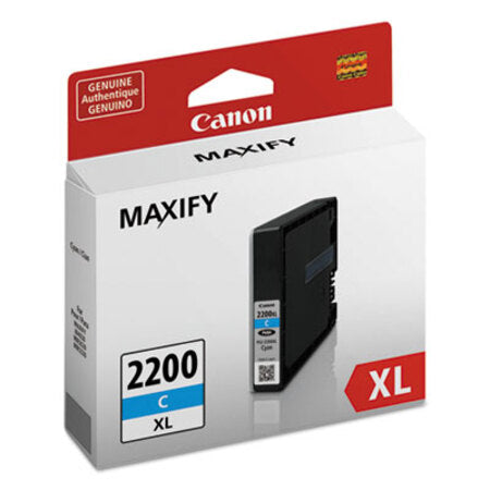 Canon® 9268B001 (PGI-2200XL) High-Yield Ink, 1,700 Page-Yield, Cyan