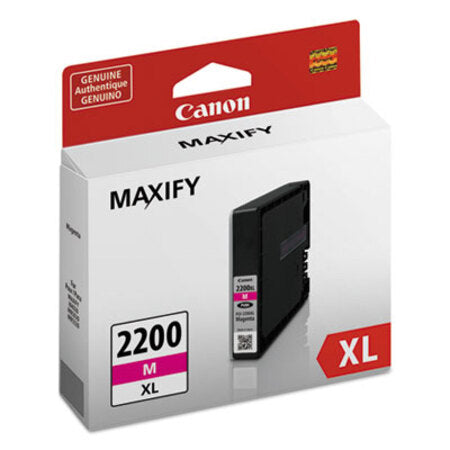 Canon® 9269B001 (PGI-2200XL) High-Yield Ink, 1,295 Page-Yield, Magenta