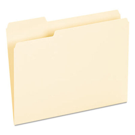 Universal® Interior File Folders, 1/3-Cut Tabs, Letter Size, Manila, 100/Box