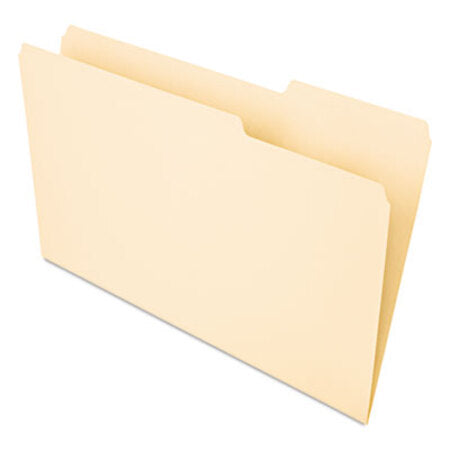 Universal® Interior File Folders, 1/3-Cut Tabs, Legal Size, Manila, 100/Box