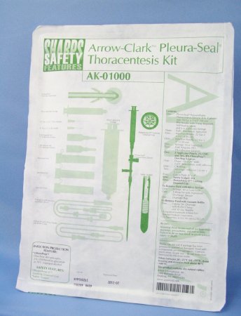 Teleflex Centesis Tray Arrow-Clarke® Pleura-Seal® Pleura-Seal Sterile