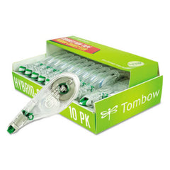 Tombow® MONO Hybrid Style Correction Tape, 1/6" x 394", Non-Refillable, 10/Pack