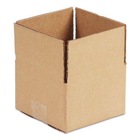 General Supply Fixed-Depth Shipping Boxes, Regular Slotted Container (RSC), 6" x 4" x 4", Brown Kraft, 25/Bundle