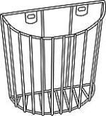 W.A. Baum NIBP Wall Basket For BP Inflation System Accessories