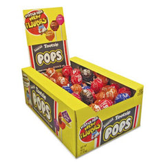 Tootsie Roll® Tootsie Pops, 0.6 oz, Assorted Flavors, 100/Box