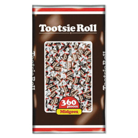 Tootsie Roll® Midgees, Original, 38.8 oz Bag, 360 Pieces