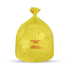 Medegen Medical Products LLC Biohazard Laundry Bag Medegen Medical Products Yellow Bag Polyethylene 30-1/2 X 43 Inch - M-232140-4952 - Case of 10
