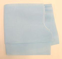 Tidi Products Stretcher Sheet Tidi® Ultiamte Fitted 22 X 72 Inch Light Blue Nonwoven Polypropylene Disposable