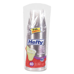 Hefty® Crystal Clear Plastic Party Cups, 10 oz, Clear, 36/Pack