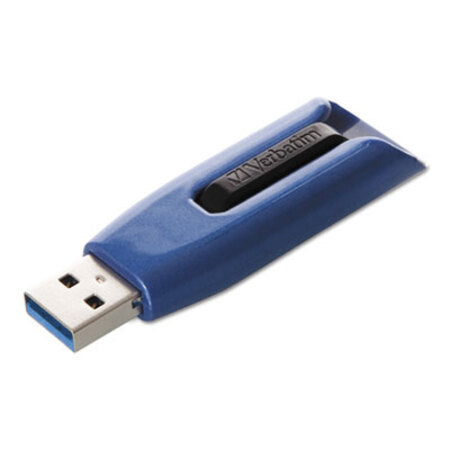 Verbatim® V3 Max USB 3.0 Flash Drive, 32 GB, Blue