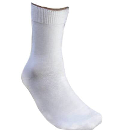 Silipos Arthritic / Diabetic Gel Socks Silipos® Gel Sock™ Crew Medium White Closed Toe