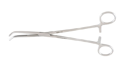 Miltex Hemostatic Forceps Miltex® Mixter 9 Inch Length OR Grade German Stainless Steel NonSterile Ratchet Lock Finger Ring Handle Full Curved Serrated Tip - M-233966-2562 - Each