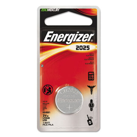 Energizer® 2025 Lithium Coin Battery, 3V