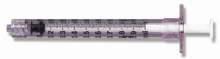 Becton Dickinson Tuberculin Syringe BD Luer-Lok™ 1 mL Blister Pack Luer Lock Tip Without Safety - M-234732-1968 - Case of 800