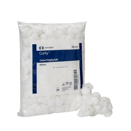Cardinal Cotton Ball Curity™ Medium 100% Cotton NonSterile