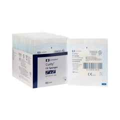 Cardinal I.V. / Drain Split Dressing Curity™ Gauze 2 X 2 Inch Square, Slotted Sterile
