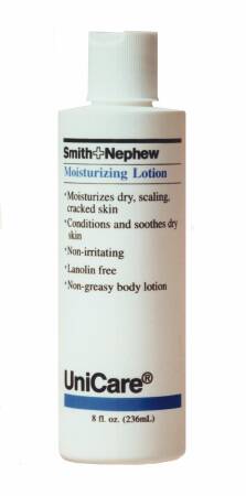 Smith & Nephew Hand and Body Moisturizer Unicare™ 8 oz. Bottle Unscented Lotion