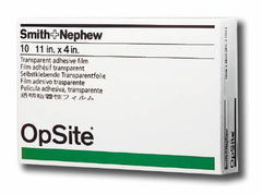 Smith & Nephew Transparent Film Dressing OpSite Rectangle 4 X 11 Inch 2 Tab Delivery Without Label Sterile