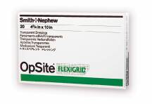Smith & Nephew Transparent Film Dressing OpSite Flexigrid Rectangle 4-3/4 X 10 Inch 2 Tab Delivery Without Label Sterile