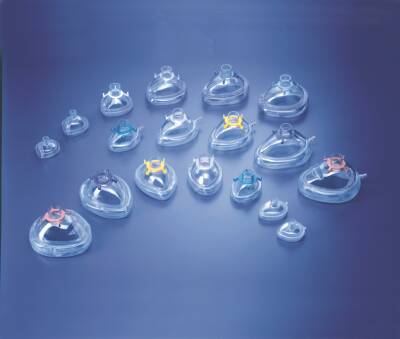 Smiths Medical Anesthesia Mask Portex® Premium™ Elongated Style Neonatal Size 1 Without Hook Ring