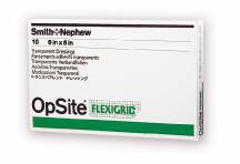 Smith & Nephew Transparent Film Dressing OpSite Flexigrid Rectangle 6 X 8 Inch 2 Tab Delivery Without Label Sterile