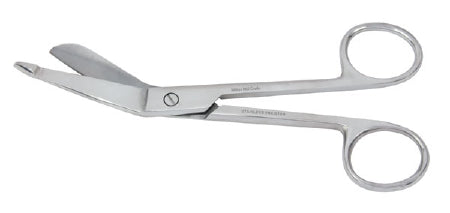 Miltex Bandage Scissors Vantage® Lister 5-1/2 Inch Length Office Grade Stainless Steel Finger Ring Handle Angled Blade Blunt Tip / Blunt Tip - M-236873-2634 - Each