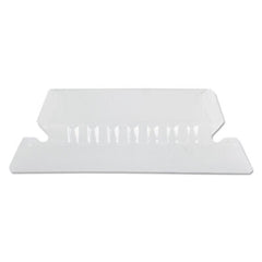 Pendaflex® Transparent Colored Tabs For Hanging File Folders, 1/5-Cut Tabs, Clear, 2" Wide, 25/Pack
