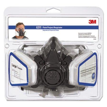 3M™ Half Facepiece Paint Spray/Pesticide Respirator, Large