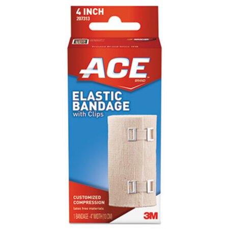 Ace™ Elastic Bandage with E-Z Clips, 4" x 64"