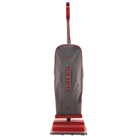 Oreck Commercial U2000R-1 Commercial Upright Vacuum, 120 V, Red/Gray, 12 1/2 x 6 3/4 x 47 3/4