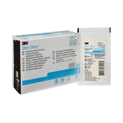 3M Skin Closure Strip Steri-Strip™ 1/2 X 2 Inch Nonwoven Material Reinforced Strip White