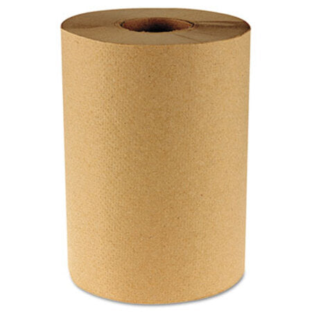 Boardwalk® Hardwound Paper Towels, 8" x 350ft, 1-Ply Natural, 12 Rolls/Carton