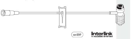 Baxter Extension Set 6 Inch Tubing 1 Port 0.4 mL Priming Volume DEHP-Free - M-238515-3623 - Case of 200