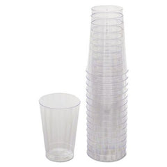 WNA Classicware Tumblers, 12 oz, Plastic, Clear, Tall, 16/Bag, 240/Carton