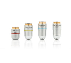 LW Scientific Objectives Set DIN Plan 4X, 10X, 40X, 100X For Revelation 3 Microscope - M-1042091-1178 | Each