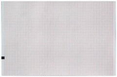Precision Charts ECG Recording Paper Welch Allyn® Thermal Paper 210 mm X 80 Inch Z-Fold Red Grid