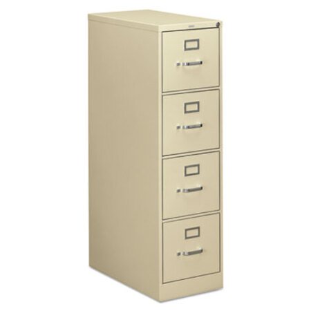 HON® 310 Series Four-Drawer Full-Suspension File, Letter, 15w x 26.5d x 52h, Putty