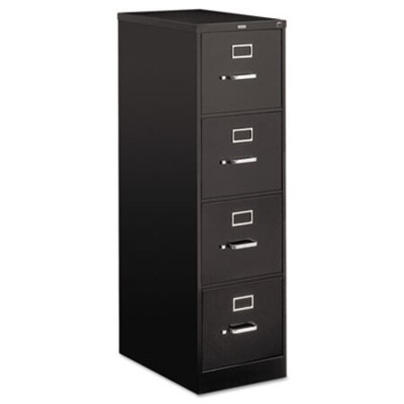 HON® 510 Series Four-Drawer Full-Suspension File, Letter, 15w x 25d x 52h, Black