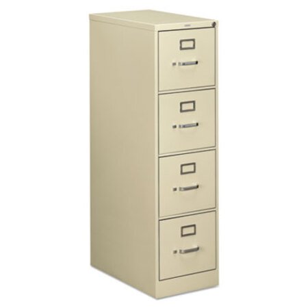 HON® 510 Series Four-Drawer Full-Suspension File, Letter, 15w x 25d x 52h, Putty